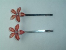 FLOWER BOBBY PINS HAIR PINS UP DO HAIR ACCESSORY