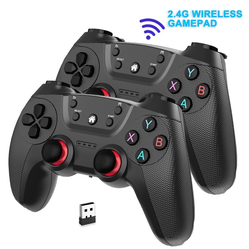 DuLingKer Draadloze PC Controller PS3 PC Gamepad met Dual Vibration Wireless 2.4G Gaming Controller voor PC Windows 11 10 8 7 PS3 Android Smart TV Box Laptop Steam Raspberry Pi