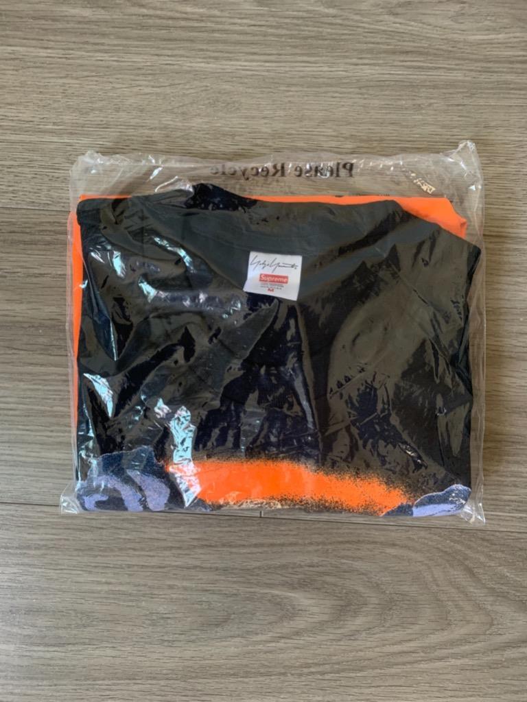 SUPREME Yohji Yamamoto Pumpkin Tee T-Shirt Black size M FW22T1