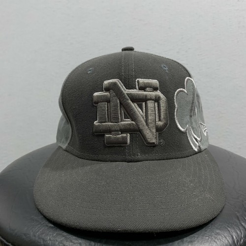 Notre Dame Hat Mens Size 7 3/8 Black 