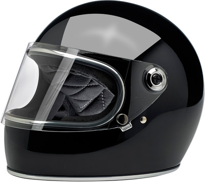 Biltwell Gringo S Motorcycle Street Full Face Helmet Gloss Black