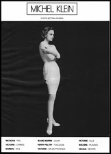 1980's Michel Klein High Heels Magazine Print Ad Women Fashion Long Legs shoes