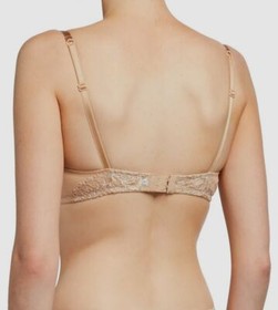 $186 Lise Charmel Women's Beige Ecrin Glamour Demi Cup Underwire Bra Size 32C