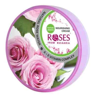AGIVA 100ml Pflegende Creme & Bulgarisches Natürliches Rosenwasser & A+E Vit Komplex