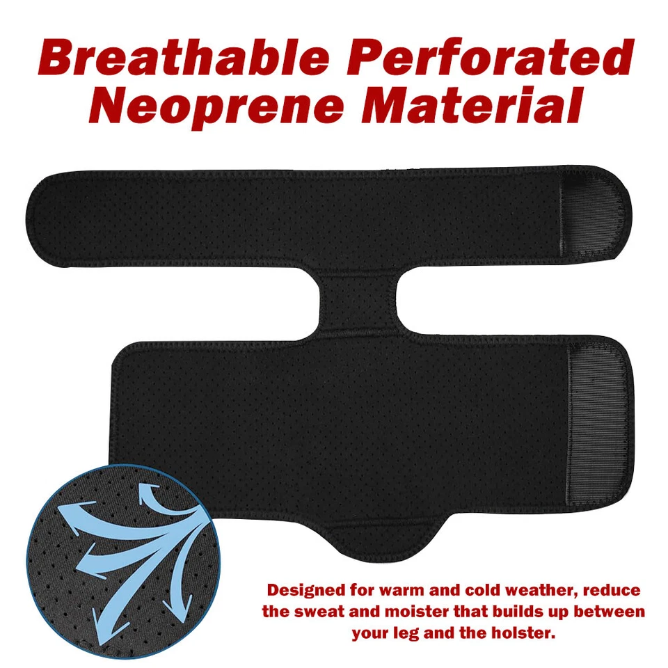 Ankle Gun Holster Pistol Tactical Leg Concealed Carry Handgun fr Glock Ruger S&W - Image 4 of 4