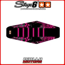 S6-059261/PK STAGE6 FULL COVER PINK / BLACK DERBI SENDA DRD SM SEAT COVER (PRI