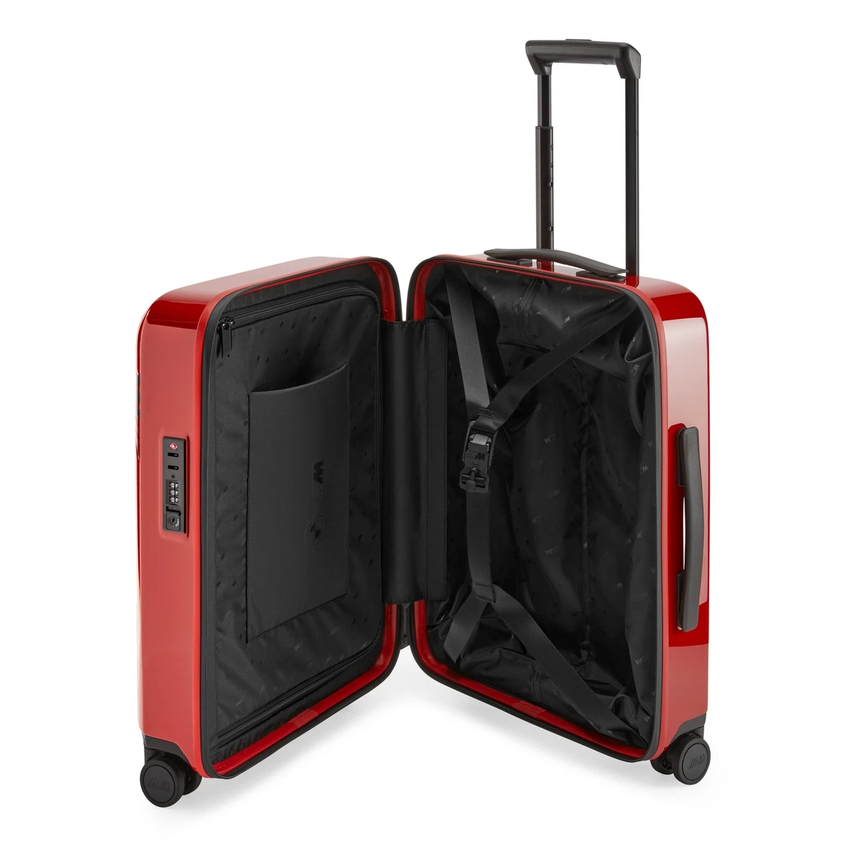 BMW Genuine M Boardcase Bag Red Wheeled Suitcase Cabin Hand 