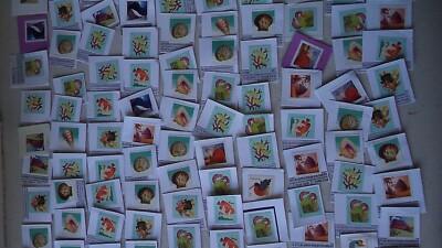 100 GENUINE postcard 61¢ US POSTAGE STAMPS NOT USED AS INTENDED