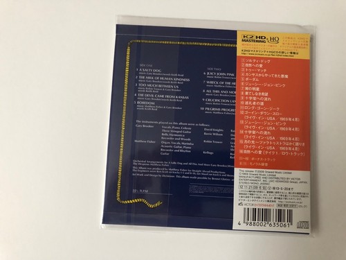 Procol Harum - Salziger Hund (K2 HD CD. jp mini LP), 2009 VICP-75093 - Bild 3 von 3