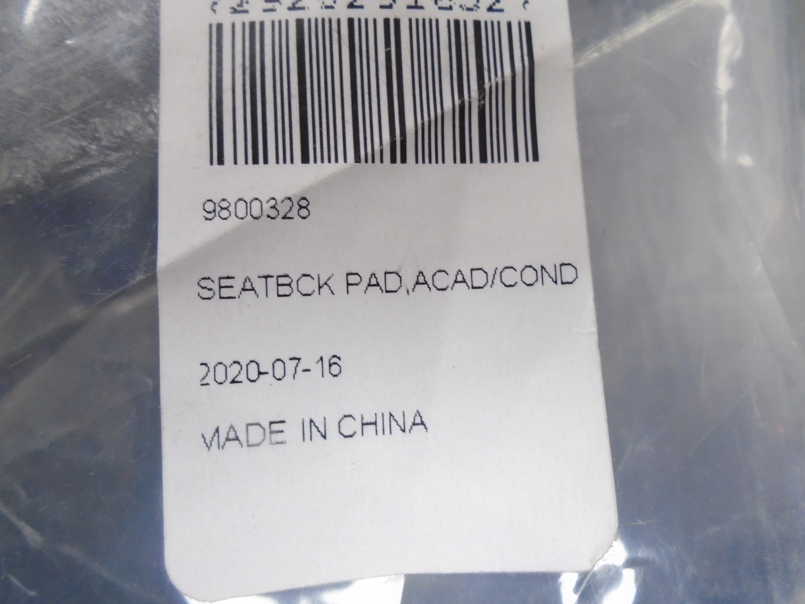 PERCEPTION ARCADIA 2 / CONDUIT 14 SEAT BACK PAD REPLACEMENT 9800328 BLACK  KAYAK