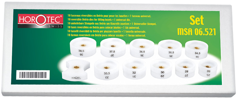 Tasseaux Horotec 06.521 évitez les rayures lors de la pose de lunettes