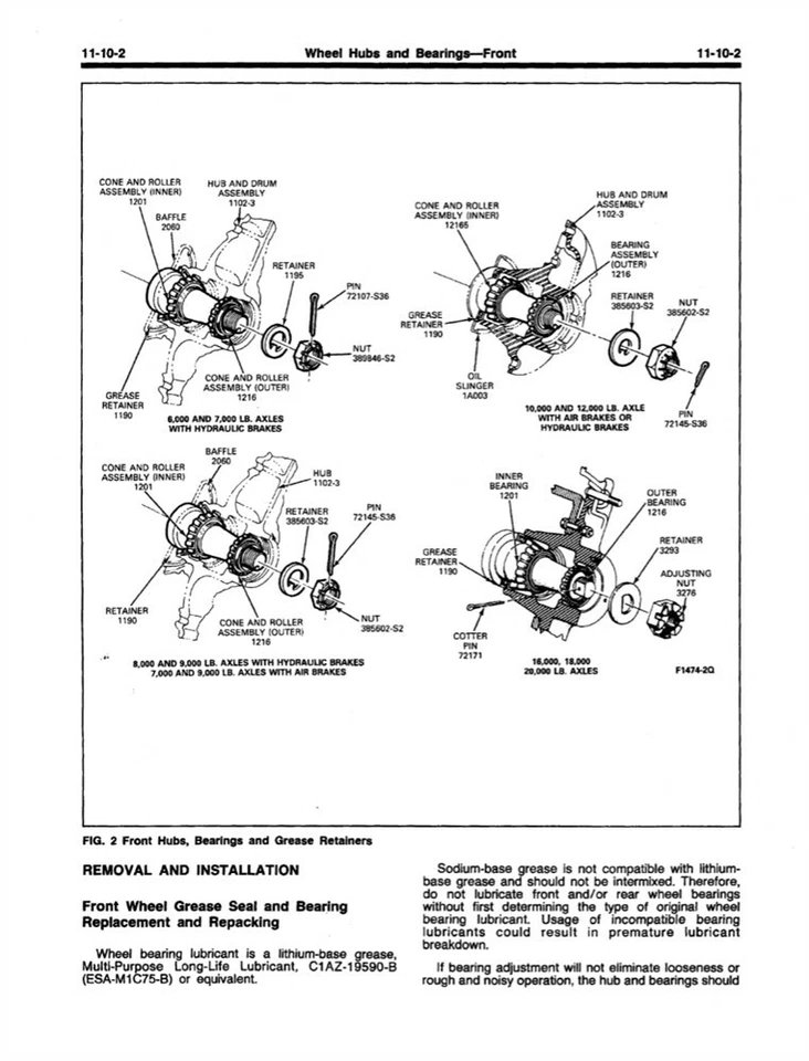 Ford 1988 camión de servicio mediano pesado taller manual de reparación libro guía OEM Foto 2 de 4