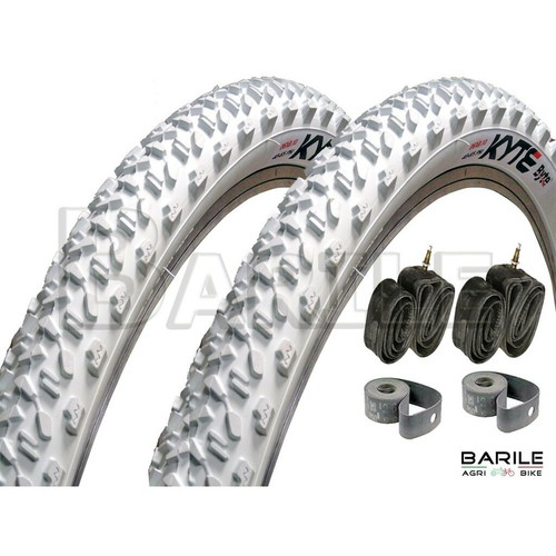 2 Copertone / Pneumatico 26 x 2.10 (56 - 559) KYTE BIANCO Bici MTB + 2  Camere | eBay
