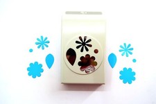 EK Success Large Paper Punch WEATHER Snow Flake, Rain Drop, Cloud, Dot 4 Shapes