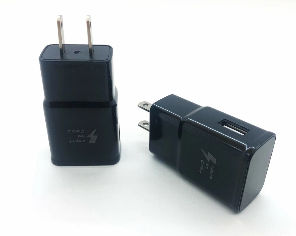 10Pk Adaptive Fast Charging Wall Charger For OEM Samsung Galaxy S8 S9 NOTE8/9 BK - Image 3 of 3