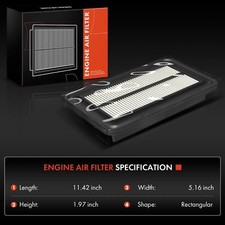 Bi-Trust Engine Air Filter 1770940004 – Fits Mercedes C63 AMG S 2016-20 & G550 2016-18