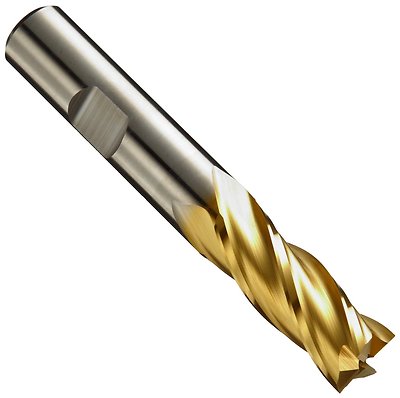 Niagara Cutter 58140 High Speed Steel (HSS) Square Nose End Mill 7/16