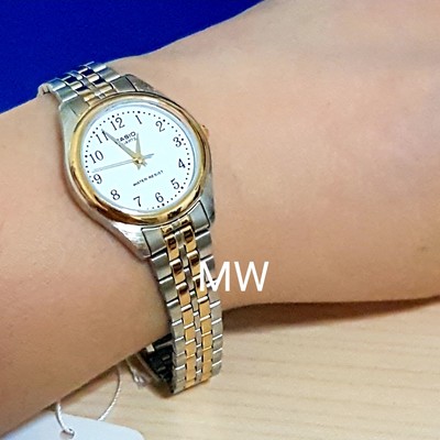 casio ladies stainless steel watch