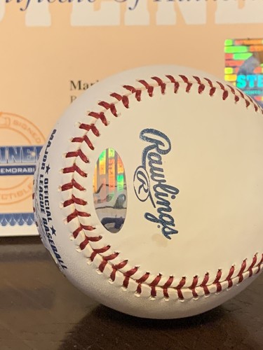 Mariano Rivera ALCS MVP Auto Yankees 100th Anniversary MLB Baseball Steiner - Picture 5 of 5