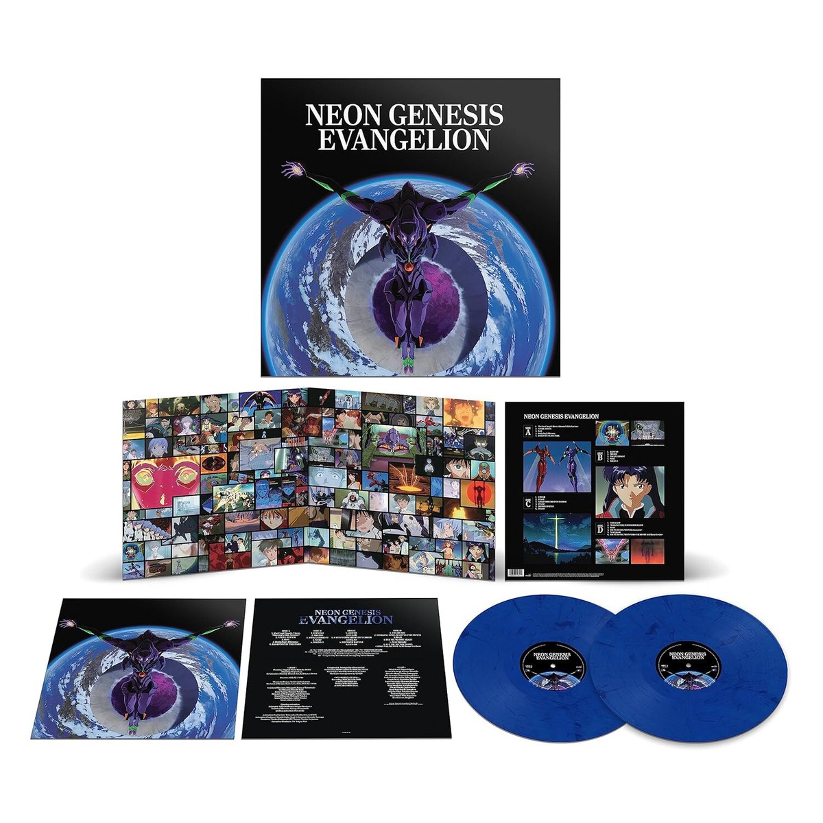 Neon Genesis Evangelion Original Soundtrack Vinyl LP (Smokey Blue