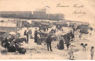 62.AM18851.Berck-plage.N°70.Plage et Hôpital maritime.pli