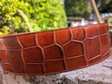 Wild Alligator Guitar Banjo Music Shoulder Sling Strap gator swamp leather A27