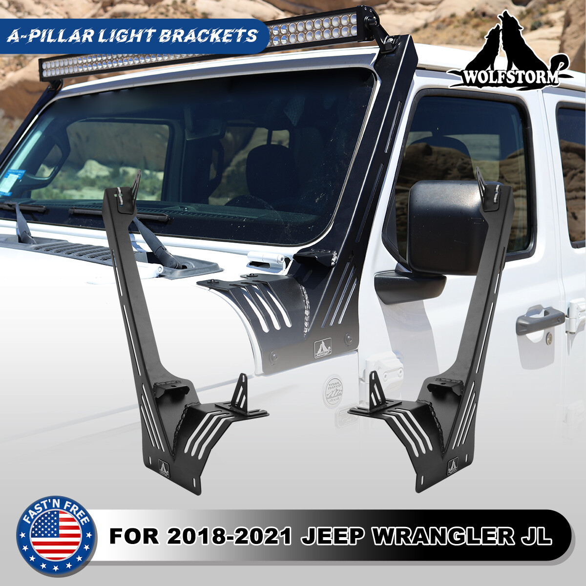 A-Pillar Kit | JEEP WRANGLER SPORT ALTITUDE 4 DR 2019 A-Pillar Kit | JEEP WRANGLER SPORT ALTITUDE 4 DR 2019