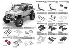 Fender/led lights/snokle/amor/roll cage/bumper for CD15827 CAPO JKMAX 1/10