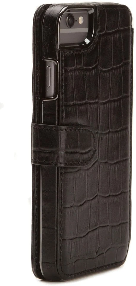 Carteira clássica livro couro capa carteira para novo iPhone SE 2020 / iPhone 8/7 - Imagem 4 de 4