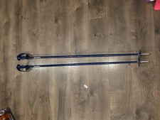 Scott Equipe Vtg Blue Alpine Downhill Ski Poles Pistol Grip Handles 54" 135cm