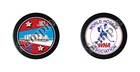 Retro Style WHA 1975 Edmonton Oilers Edmonton Coliseum Souvenir Hockey Puck NEW