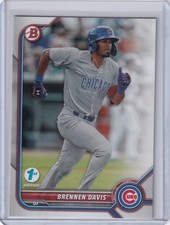 2022 Bowman 1st Edition #BPPF-37 Brennen Davis Chicago Cubs