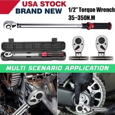 NEW Torque Wrench Adjustable Torque Wrench 1/2" Drive 26-260ft.lb/35-350n.m