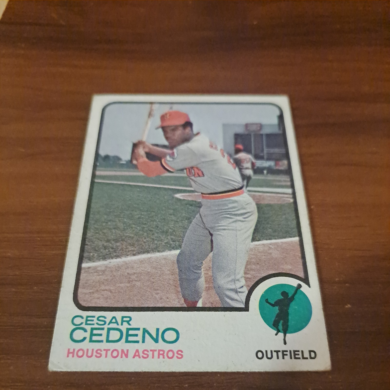 1973 TOPPS BASEBALL CARD # 290 CESAR CEDENO ASTROS OUTFIELDER 