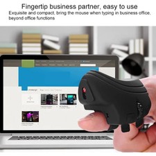 Finger Mouse, 2.4ghz Handheld Ergonomic Trackball Mouse presentation  work