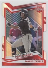 2022 Panini Elite Extra Edition Prime Numbers C Die-Cut /168 Samuel Zavala 0o84