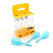 CUESOUL ROST Integrated Dart Shaft and Flights Medium,Slim Shape,Set of 3-Blue