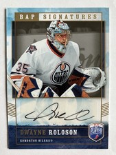 2006-07 UD Be A Player Signatures NHL Hockey Autograph Dwayne Roloson #RO Oilers