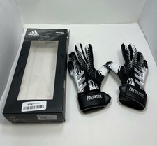 Adidas Unisex-Adult Predator 20 League Goalie Gloves Black/White/Silver Metallic