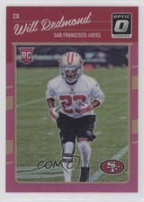 2016 Donruss Optic Rookies Pink Will Redmond #147 0c6