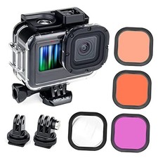 Waterproof Case with Dive Waterproof Case Filters for Hero 13/12/11/10/9