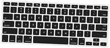 YYubao Super Stretchy Silicone Keyboard Cover Skin Protector Compatible Black