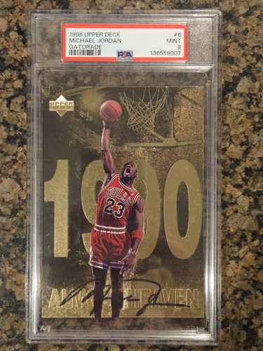 Michael Jordan #9 — 1998 Upper Deck Gatorade Michael Jordan basketball card