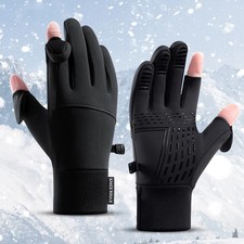 Winter Gloves Adult Warm Touchscreen Windproof Cycling Fishing Ski Running