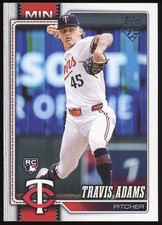 2026 Topps Series 1 #149 Travis Adams Minnesota Twins RC Baseball Card