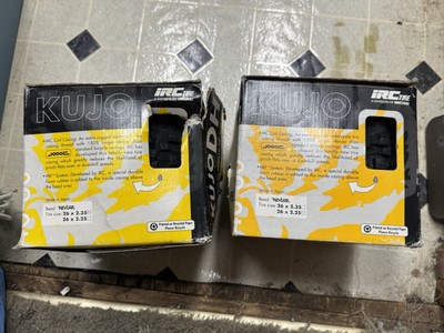 Irc Kujo 26* 2.35 / 2.25 nos pair vintage downhill tires show only