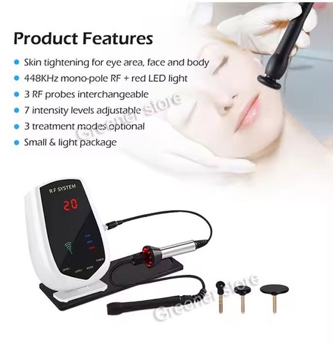 5MHz 3-IN-1 RF Face&Eye&Body Radio Frequency Skin Lifting Body Slimming Machine - Picture 6 of 14