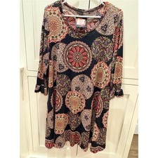 Unbranded Women's Black and Red Shirt-dresses