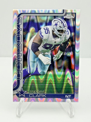 2025 Topps Chrome - Kenny Clark #73 RayWave Refractor