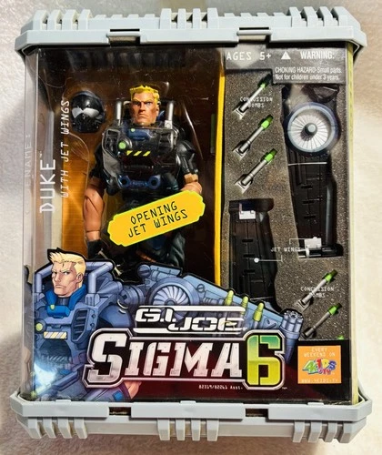 ~GI Joe~ Sigma 6- DUKE with Jet Wings -Hasbro 2006 NEW